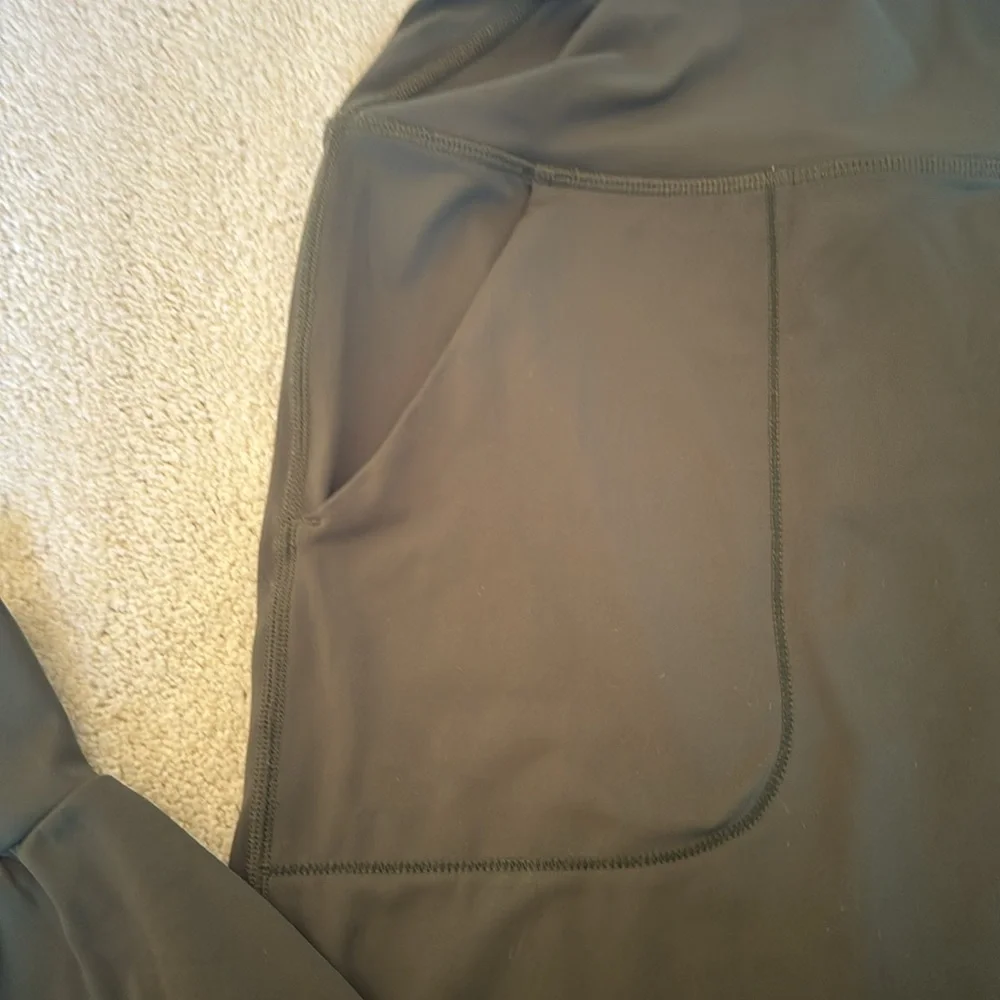 Hunter green athletic joggers - Picture 4 of 10